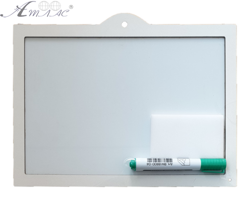 Доска Магнитная сухостираемая с рамкой из МДФ 41х33см горизонт  AS-7022 фото 3