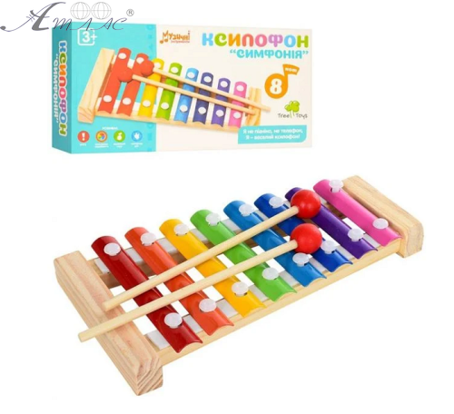 Игрушка Деревянная Ксилофон Симфония 21 см  1163