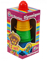 Іграшка Піраміда пластикова Самбреро 1 11 х 27 см з пасочок  2681