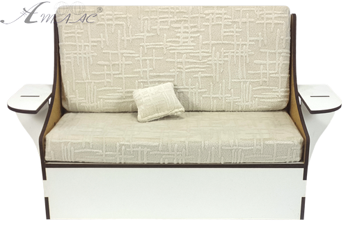 Мебель мягкая для кукол ростом 30 см - Диван Гейнсборо из МДФ AS-7810