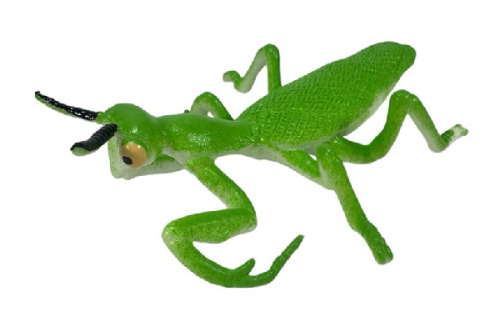 Игрушка силиконовая антистресс Богомол зеленый 9см  12002