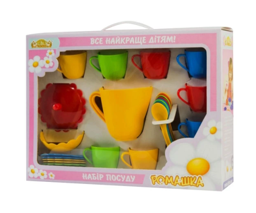 Игрушка Чайный набор на 6 персон из 21 предмета Тигрис  39132 фото 2