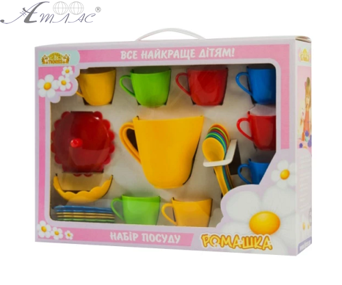 Іграшка Чайний набір на 6 персон з 21 предмета Тигріс  39132 фото 2