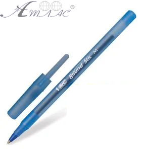 Ручка шариковая BIC Round Stic Синяя 1 мм 5637 Ручка шариковая BIC Round Stic Синяя 1 мм 5637