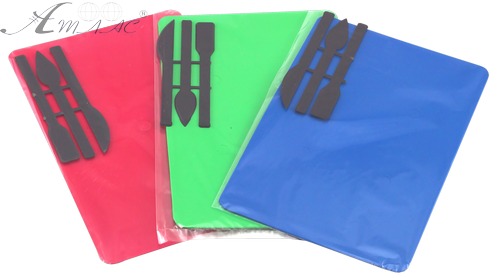 Дошка для пластиліну 18 х 25 см з трьома стеками  AS-0027