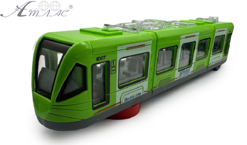 Модель Міський поїзд пластмасовий 31см Зелений 0085А Модель Міський поїзд пластмасовий 31см Зелений 0085А