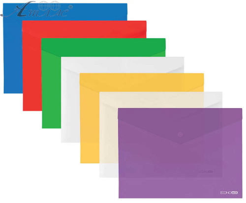 Папка на кнопці А5 Economix колір мікс  31316