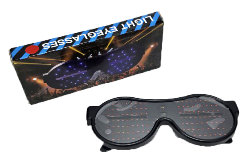 Игрушка Прикол Очки с подсветкой 15см  08506 фото 2