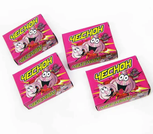 Игрушка петарда Чеснок 50шт в коробке  F8500