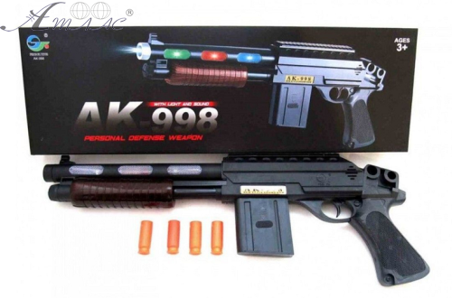 Іграшка Зброя Вінчестер зі світловими та звуковими ефектами 48 см АК-998 Іграшка Зброя Вінчестер зі світловими та звуковими ефектами 48 см АК-998