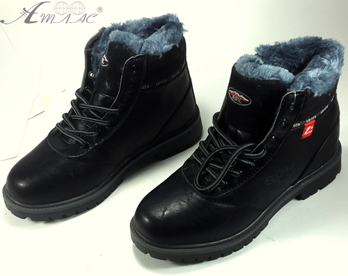 Ботинки с мехом Sayota черные с красной биркой р.36 8166-2 Ботинки с мехом Sayota черные с красной биркой р.36 8166-2