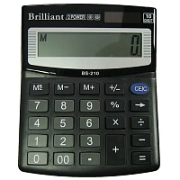 Калькулятор Brilliant BS-210 наст. 10 разр. 2а питан. 100*125мм