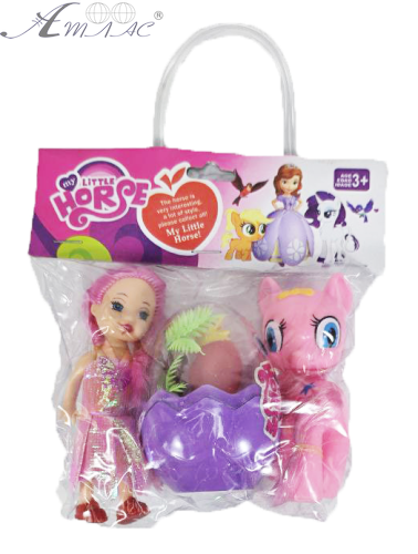 Іграшка Конячка Поні з Лялькою в пакеті  SM6618D