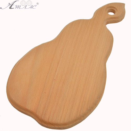 Дерев'яна дошка кухонна фігурна Груша 34 х 16 см Бук 05908