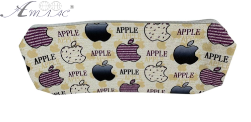 Пенал шкільний Apple 1 відділення на блискавці  01825