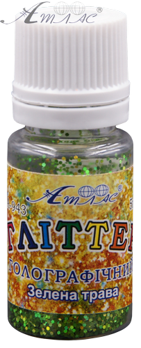 Блестки (Глиттер) Голографические Атлас 5 гр - Зеленая трава AS-2005, А-943 фото 2 Блестки (Глиттер) Голографические Атлас 5 гр - Зеленая трава AS-2005, А-943 фото 2