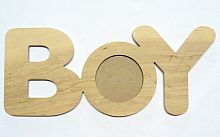 Деревянная Фоторамка "BOY" для 1- го фото   0741