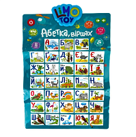 Іграшка Абетка у віршах плакат у коробці  0021А