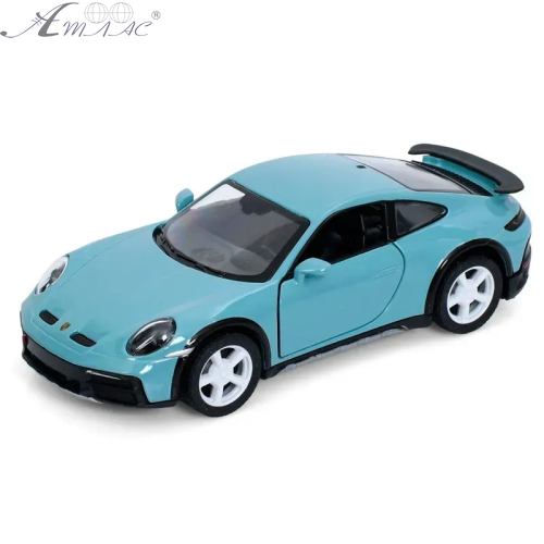 Машинка Kinsmart Porsche 911 Rally Блакитна  KT5467W