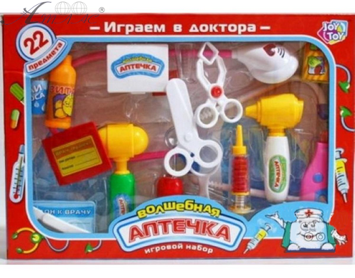 Игрушка Набор Врача в коробке "Волшебная Аптечка" 22 предмета, 2554