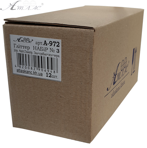 Блестки (Глиттер) Набор № 3 - 2 гр ( 4 шт ) - Золото Гол + Серебро Гол + Зеленый Гол + Красный Гол AS-2203, А-972 фото 2 Блестки (Глиттер) Набор № 3 - 2 гр ( 4 шт ) - Золото Гол + Серебро Гол + Зеленый Гол + Красный Гол AS-2203, А-972 фото 2