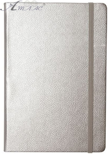 Блокнот на резинке Skiper А5 / 96 Star Dream серебро SK-5835