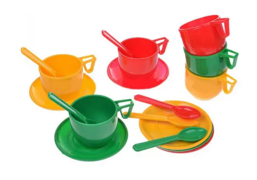 Игрушка Набор  Посудки Юника для чаепития 18 предметов  16856