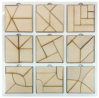 Іграшка розвиваюча Головоломка Склади Квадрат, третій рівень складності AS-7156