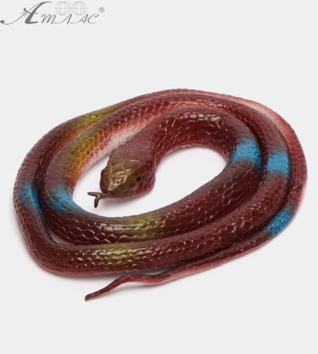 Іграшка силіконова антистрес Змія Світло - Коричнева у плямах 74 см  00721