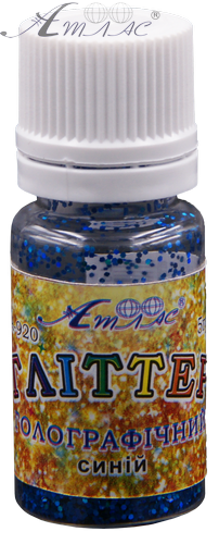 Блестки (Глиттер) Голографические Атлас 5 гр - Синий AS-2014, А-920 фото 2 Блестки (Глиттер) Голографические Атлас 5 гр - Синий AS-2014, А-920 фото 2