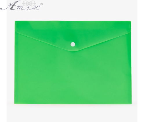 Папка на кнопке А4 Зеленая 07259 Папка на кнопке А4 Зеленая 07259