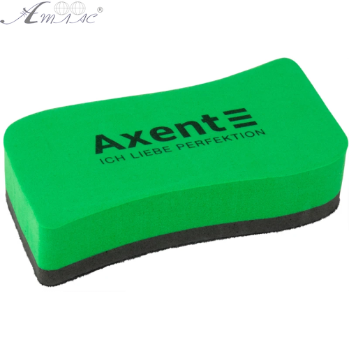 Губка для доски сухостирательная Axent Wave зеленая 11*5,7*2,2 см 9804-05-A Губка для доски сухостирательная Axent Wave зеленая 11*5,7*2,2 см 9804-05-A