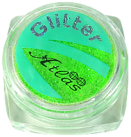 Блестки (Глиттер) мелкие Флуоресцентные Атлас 2 гр - Зеленый AS-2394