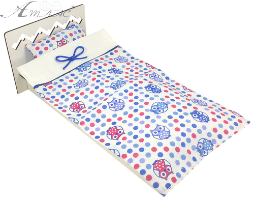 Набір іграшкової постільної білизни Атлас одинарний, 3 предмета 11457 фото 2