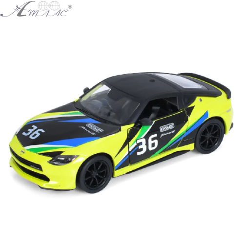 Машинка Kinsmart Nissan Fairlady Z 2023 CE Лимонна  KT5443FW