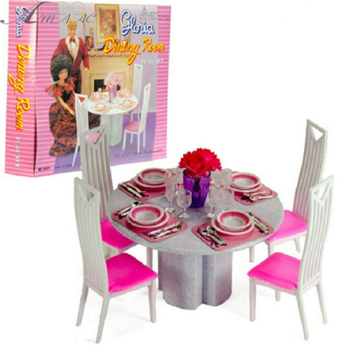 Меблі для ляльок набір Gloria Стіл і 4 стільці  94011