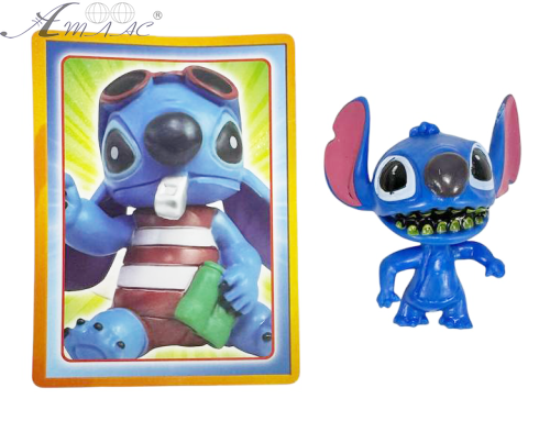 Іграшка Герої Мультфільмів Стич ~5 см зубастий  14054