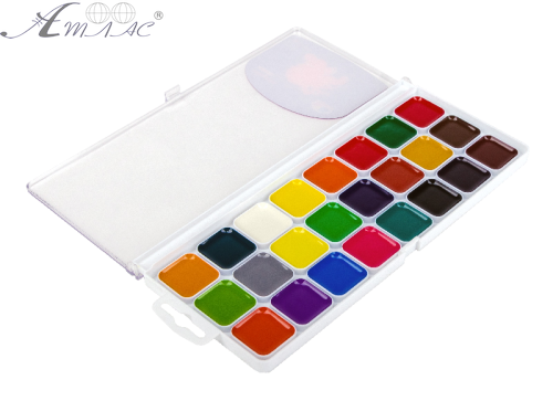 Акварель набор Гамма Творчество 24 цвета 400106 фото 2 Акварель набор Гамма Творчество 24 цвета 400106 фото 2