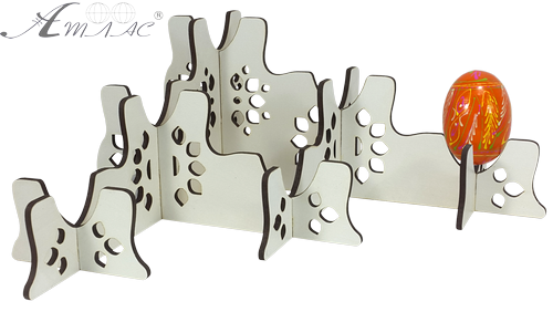 Сувенир "Пасхальная подставка с тремя уровнями" на 6 яиц 21.5 х 21.5 х 9.6 см AS-6257 фото 2