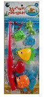 Іграшка Риболовля пластикова, набір 6 предметів у блістері  828-7