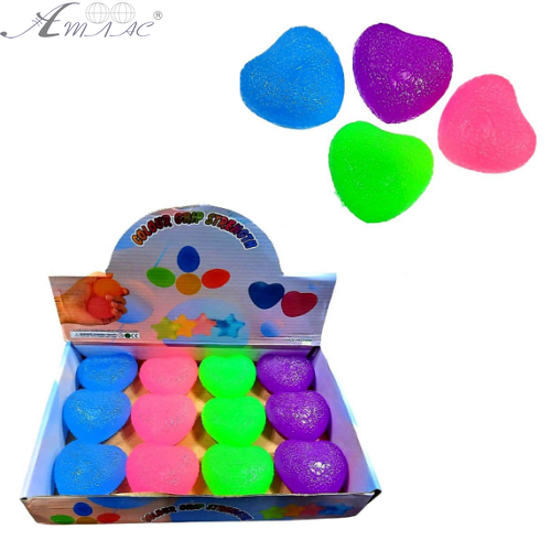 грашка Антистрес серце фосфорне 7см 8034