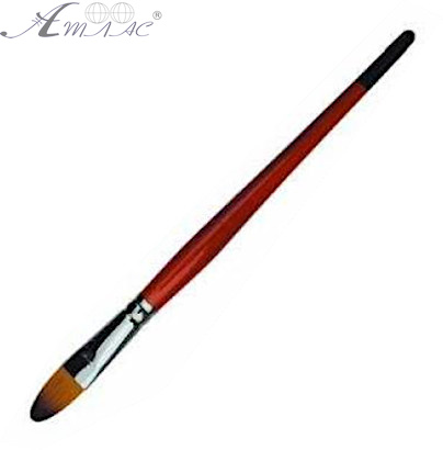 Кисть синтетическая круглая Conda Favorite № 4, коричневая ручка А10166