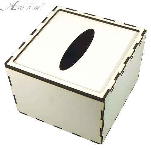 Серветниця № 1 квадратна з МДФ 15 х 15 см AS-6224