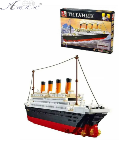 Конструктор Корабель Титанік 1012 деталей 61см M38-B0577 фото 2 Конструктор Корабель Титанік 1012 деталей 61см M38-B0577 фото 2