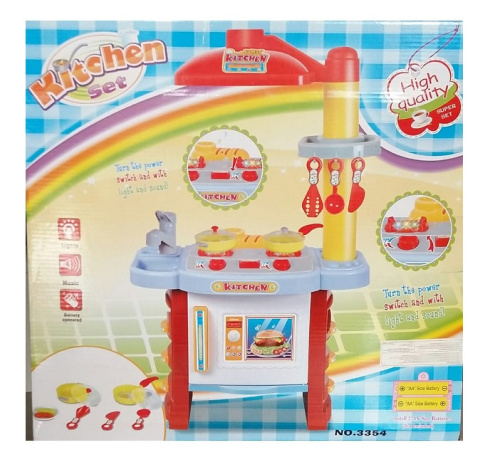 Игрушка Кухня Детская со световыми и звуковыми эффектами в коробке  3354