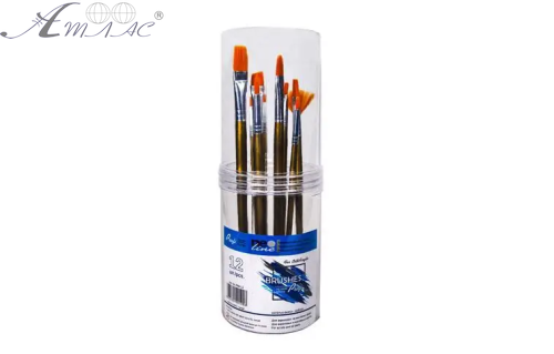 Набор кистей синтетических 12шт Neo Line в тубе 10780 Набор кистей синтетических 12шт Neo Line в тубе 10780