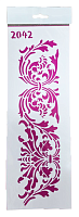 Трафарет для декора мягкий, самоклеящийся № 2042  ТМ-2042
