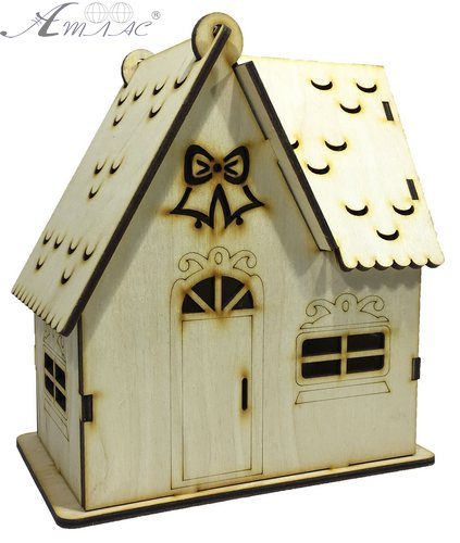 Домик № 10 Шкатулка с открывающеся крышей 17 х 10 х 19 см AS-4249, F-0114 Домик № 10 Шкатулка с открывающеся крышей 17 х 10 х 19 см AS-4249, F-0114