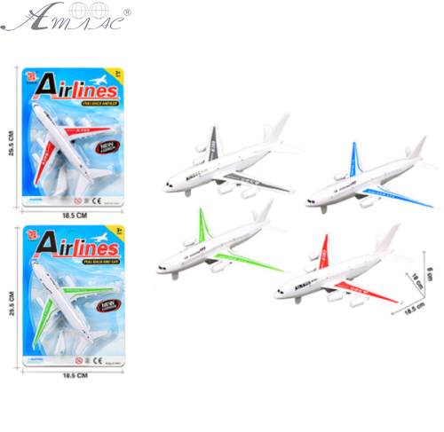 Игрушка Самолет пластиковый 18 см инерционный 168-269 фото 2 Игрушка Самолет пластиковый 18 см инерционный 168-269 фото 2