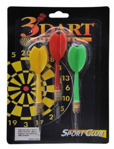 Дротики для дартса 3 штуки в блистере  10265